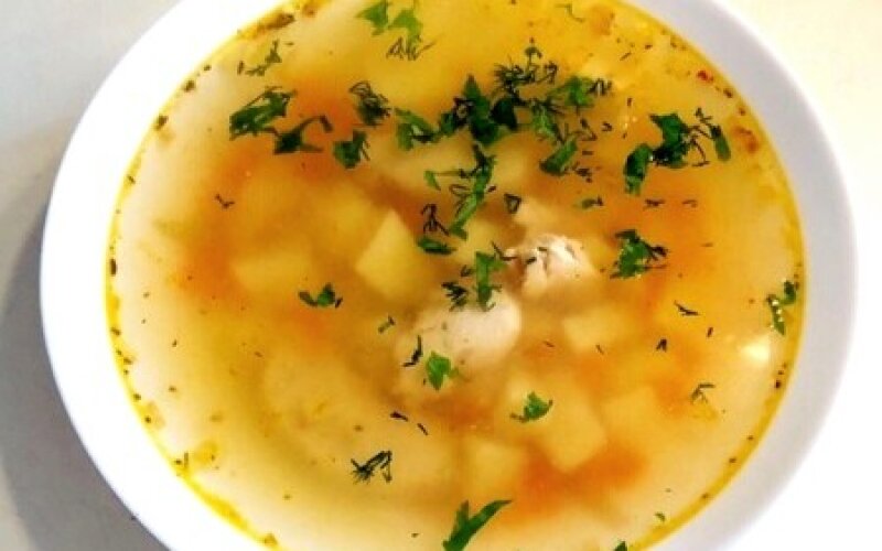 Суп картофельный с бобовыми