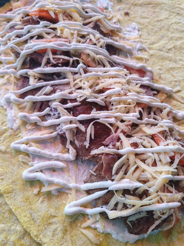 Шаурма «Арабская» со свининой