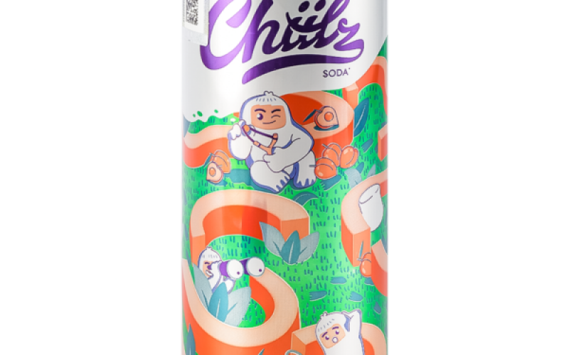 Напиток газированный «Chillz» персик и маршмеллоу ж/б