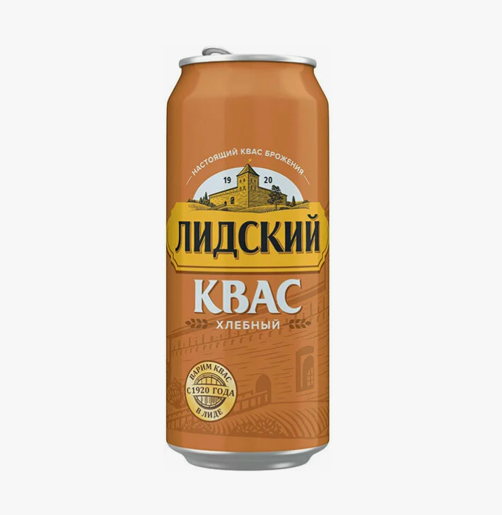 Квас «Лидский» светлый ж/б