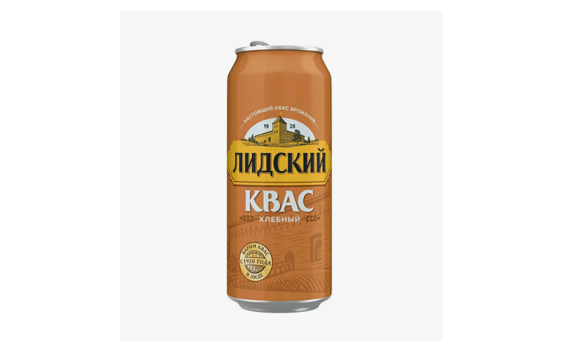 Квас «Лидский» светлый ж/б