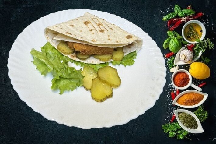 Гриль-сэндвич с рыбой