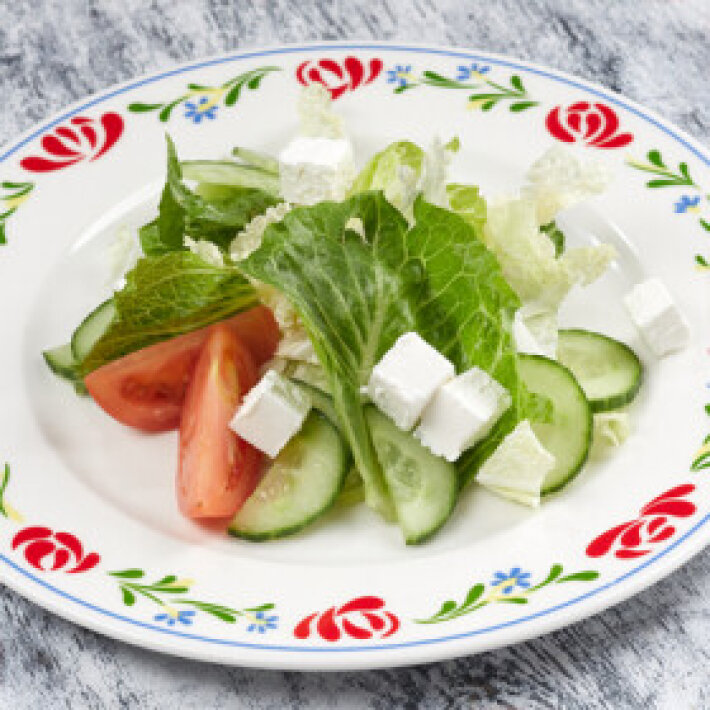 Овощной салат с сыром «Фета»