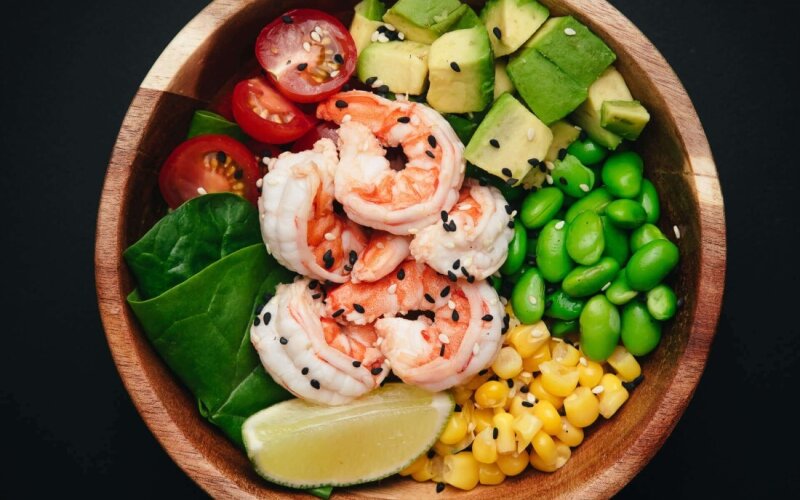 Поке с креветкой