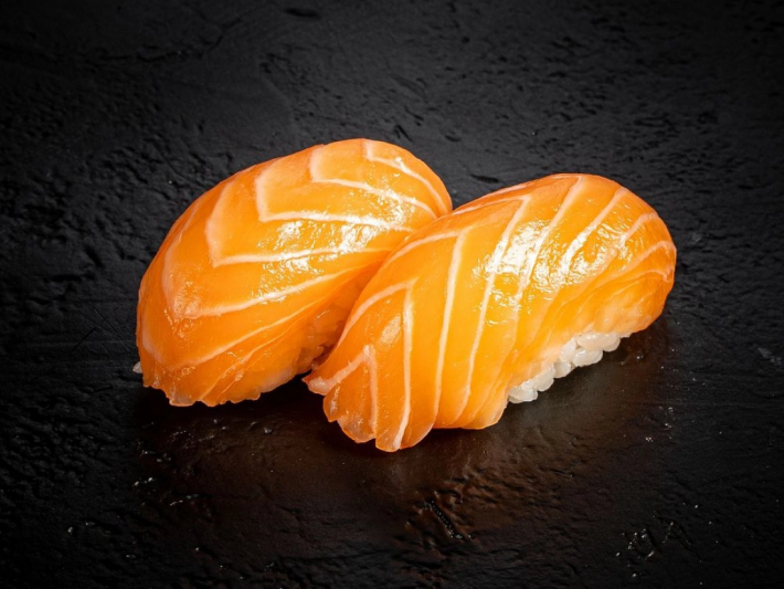 С лососем х2