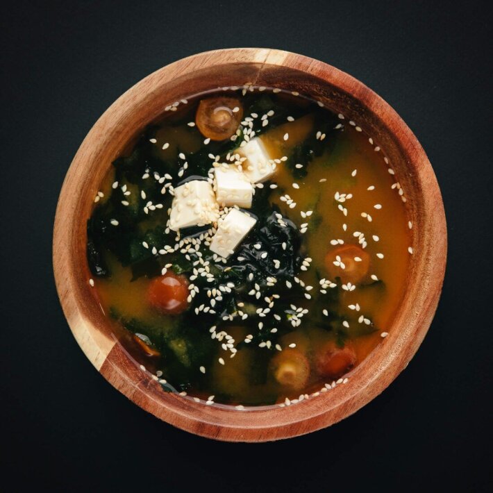 Мисо с лососем