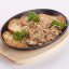 Драники с курицей и грибами в сливочном соусе