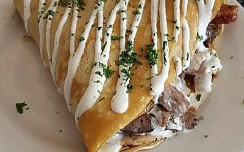 Блин с курицей