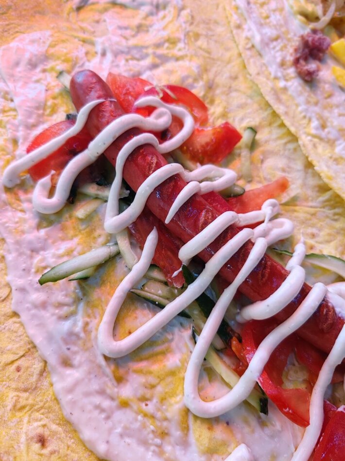 Хот-дог в лаваше