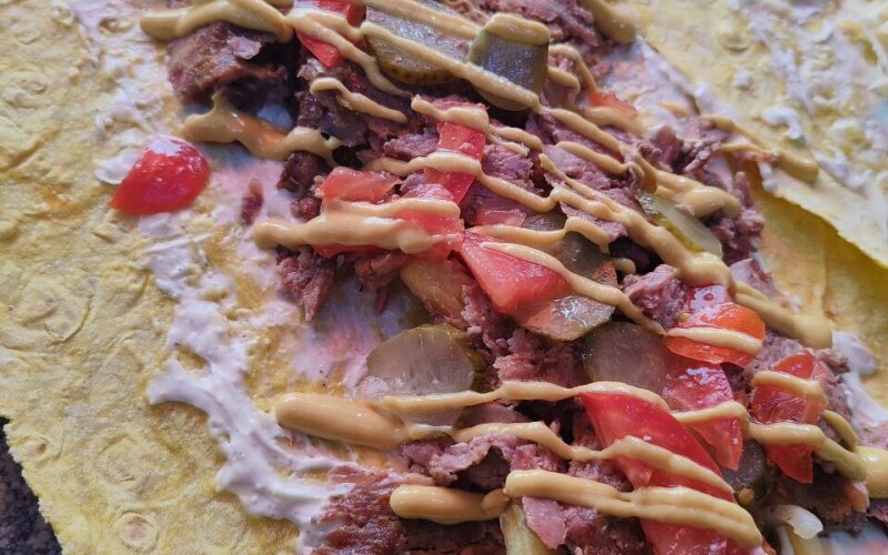 Шаурма «По-белорусски» со свининой