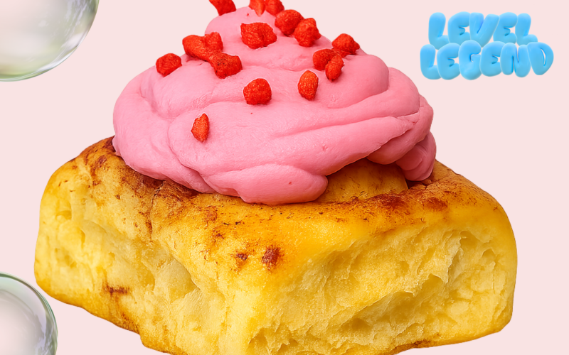 Cinnamon roll «Клубничный йогурт»