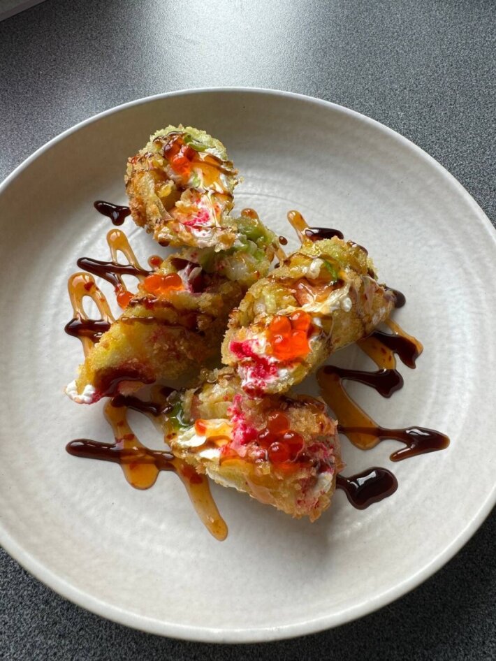 Спринг-ролл с креветкой