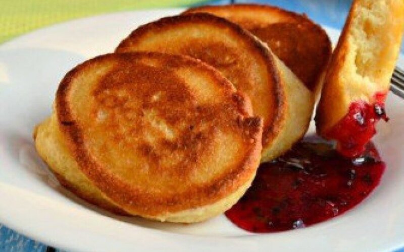 Оладьи с джемом (2шт.)
