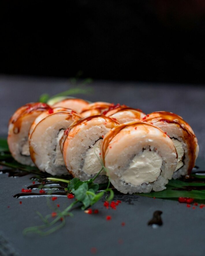 Ролл фила креветка