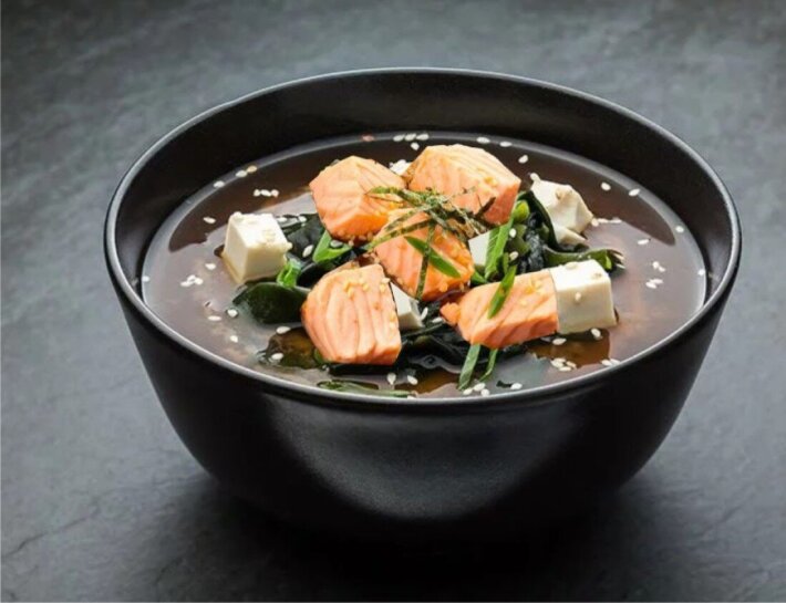 Мисо с лососем