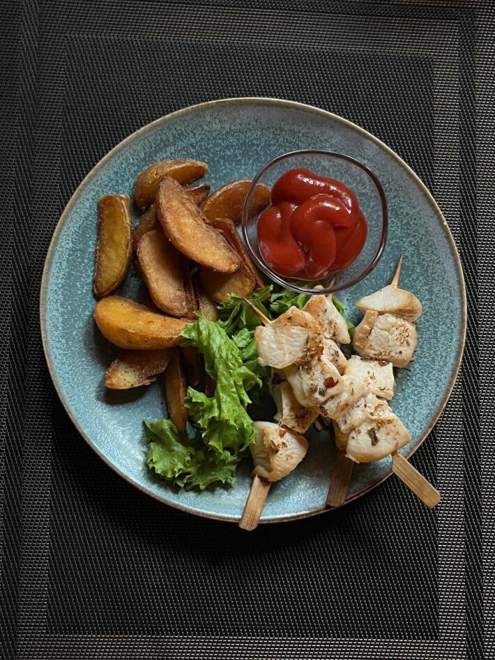 Шашлык куси яки с курицей