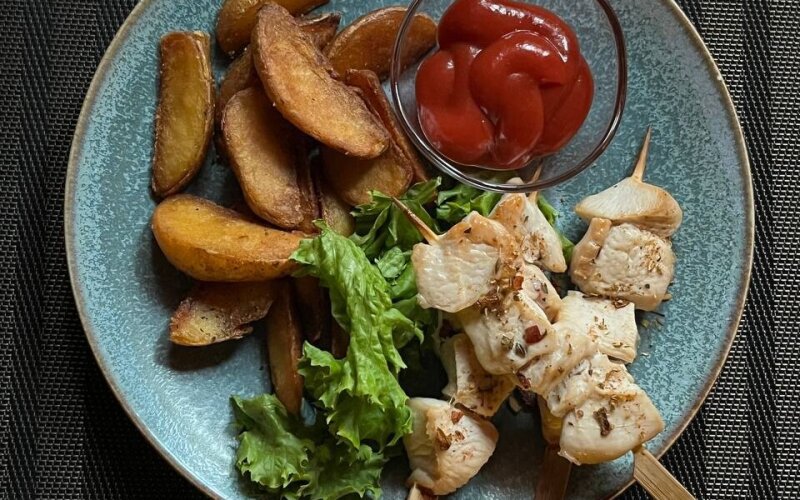 Шашлык куси яки со свининой