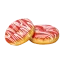 Пончик Донат с начинкой клубника