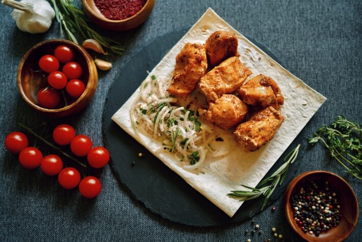 Шашлык из куриного филе