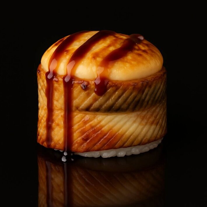 Ролл запечённый «Филадельфия с угрем»