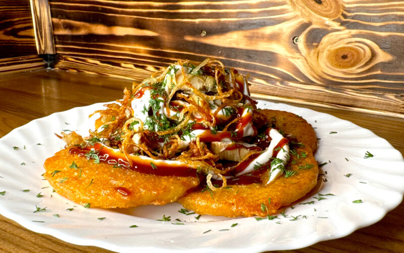 Драники с мясом птицы