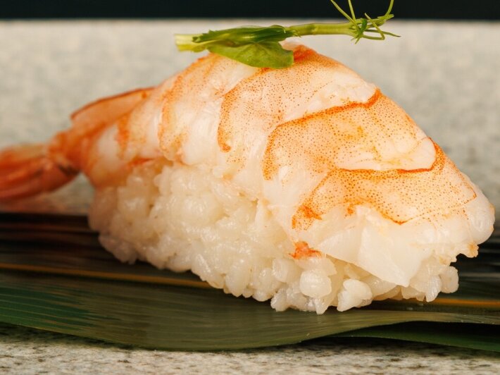 Нигири с креветкой