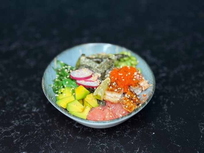 Поке с угрём