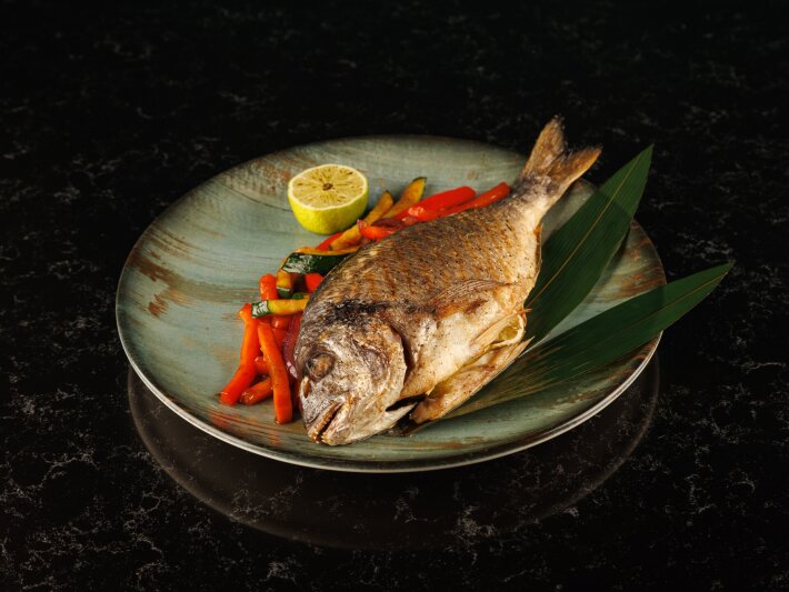 Дорадо на гриле