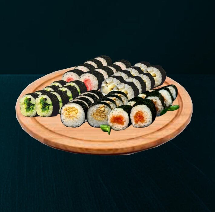 Хосомаки микс 40 шт.