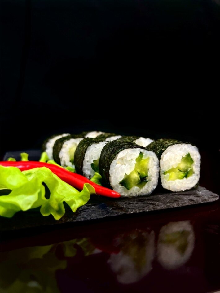 Хосомаки с огурцом 8шт.