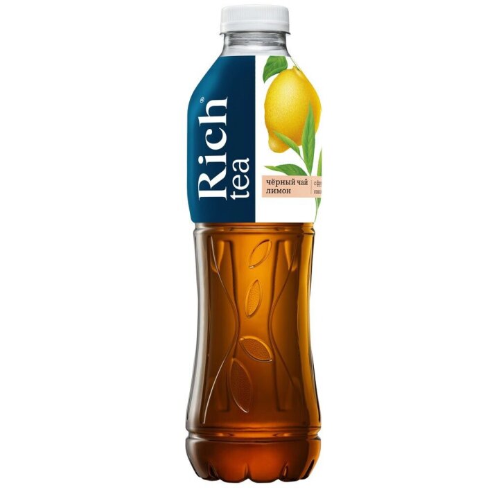 Черный чай Rich со вкусом лимона