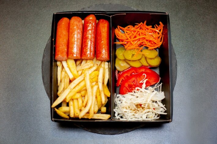 Комбо с колбаской