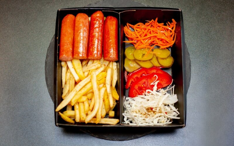 Комбо с колбаской