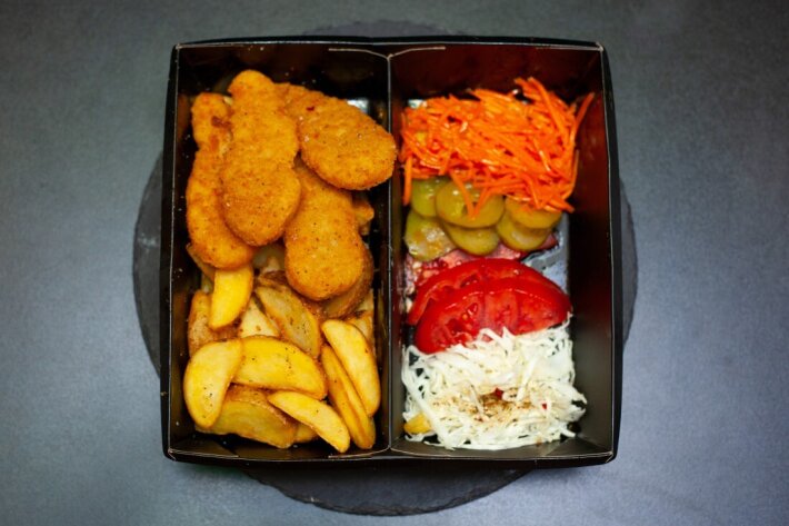 Комбо с куриными стрипсами