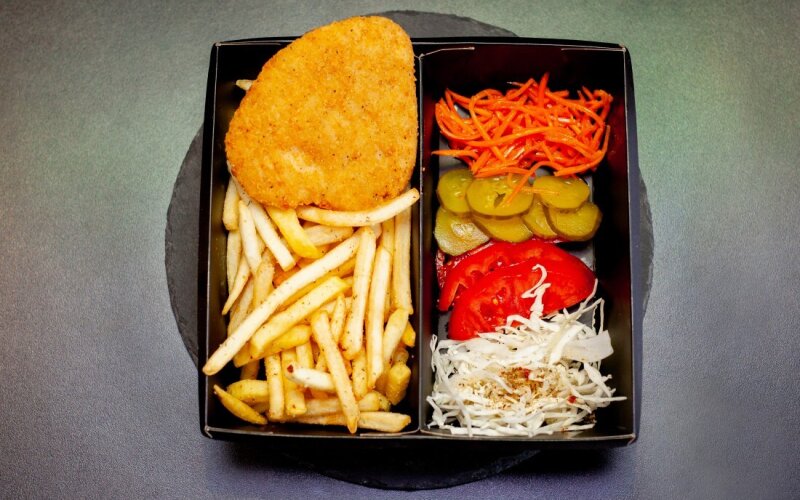 Комбо с куриной котлетой