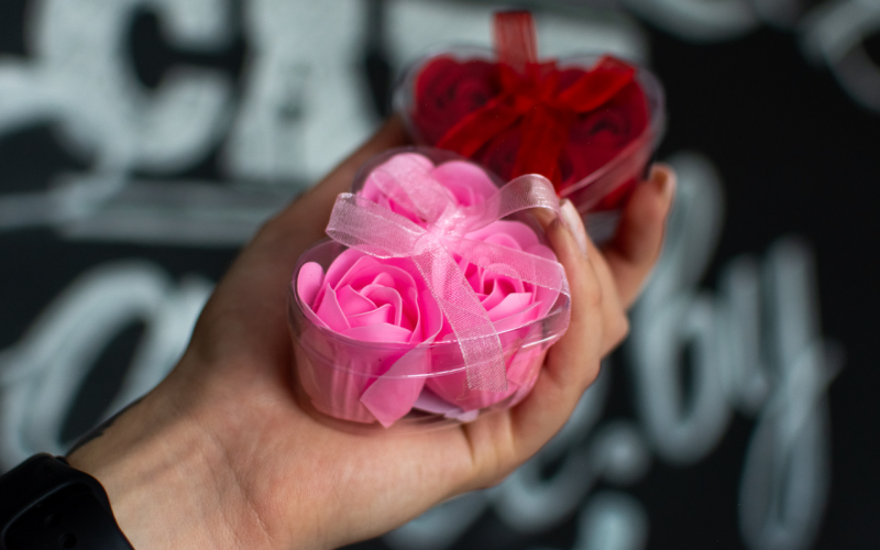 Набор мыльных лепестков «Роза» 1 шт маленький