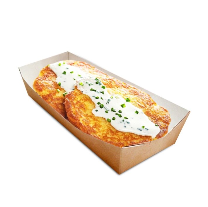 Драники со сметаной