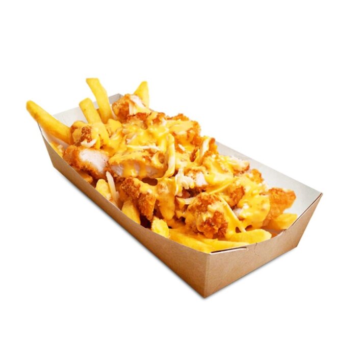 Фри с мясом гриль