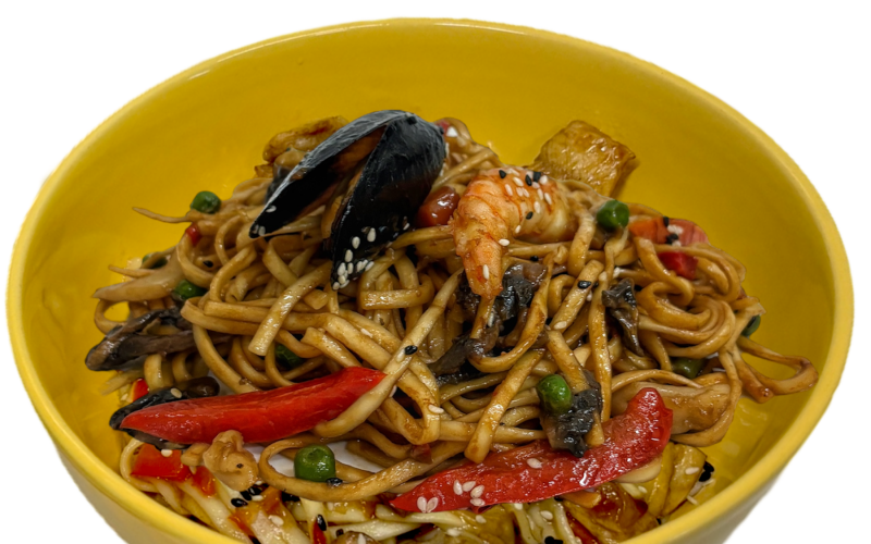 WOK с морепродуктами