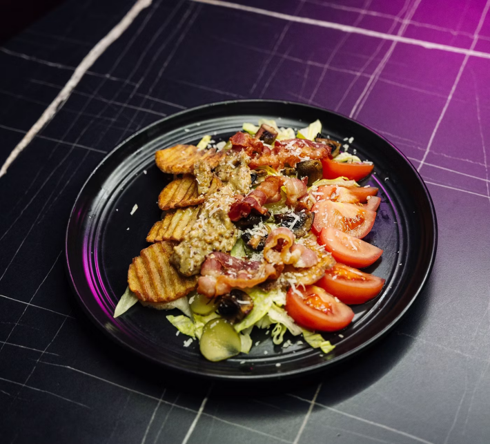 Тёплый салат с картофелем «По-Немецки»