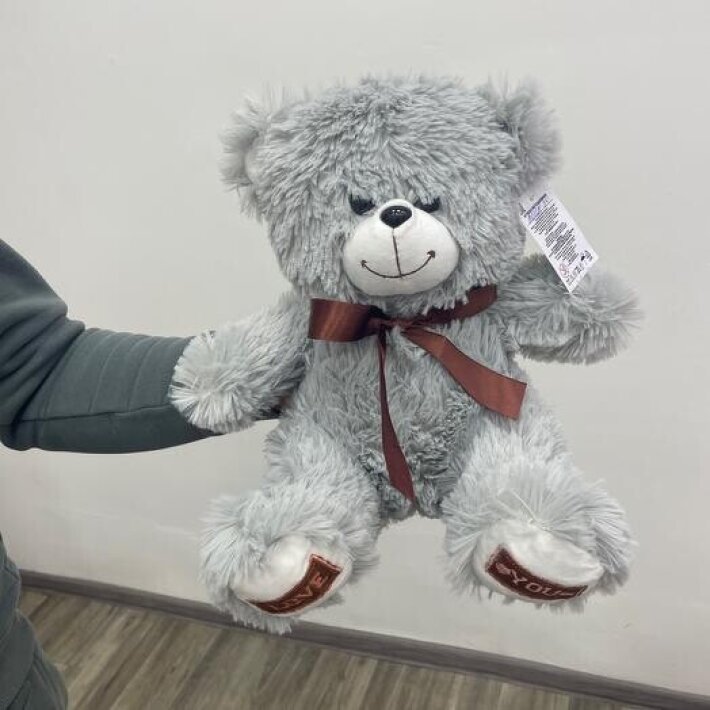 Мягкая игрушка «Амур 30 серый»