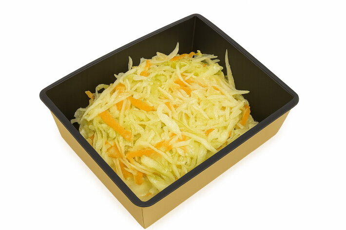 Салат из капусты с морковью и маслом