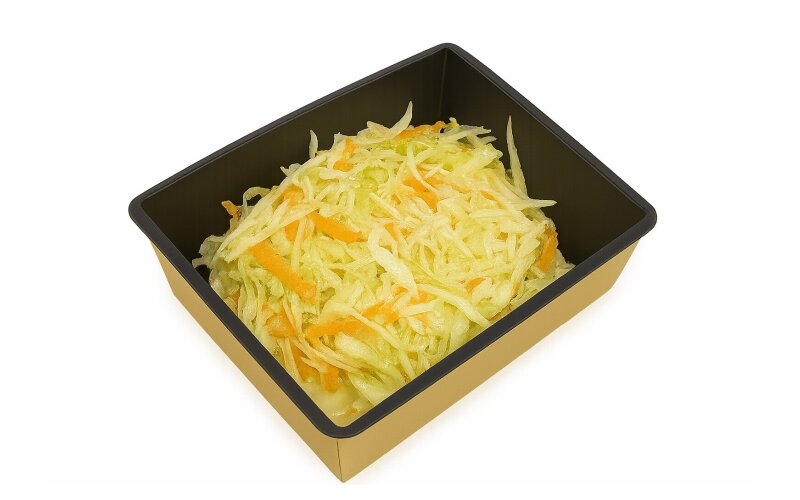 Салат из капусты с морковью и маслом