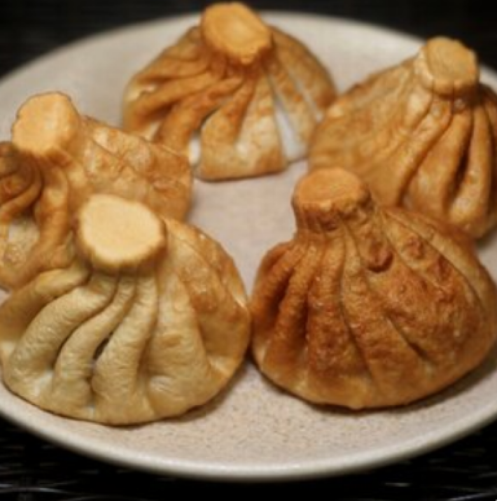 Хинкали жареные с сыром