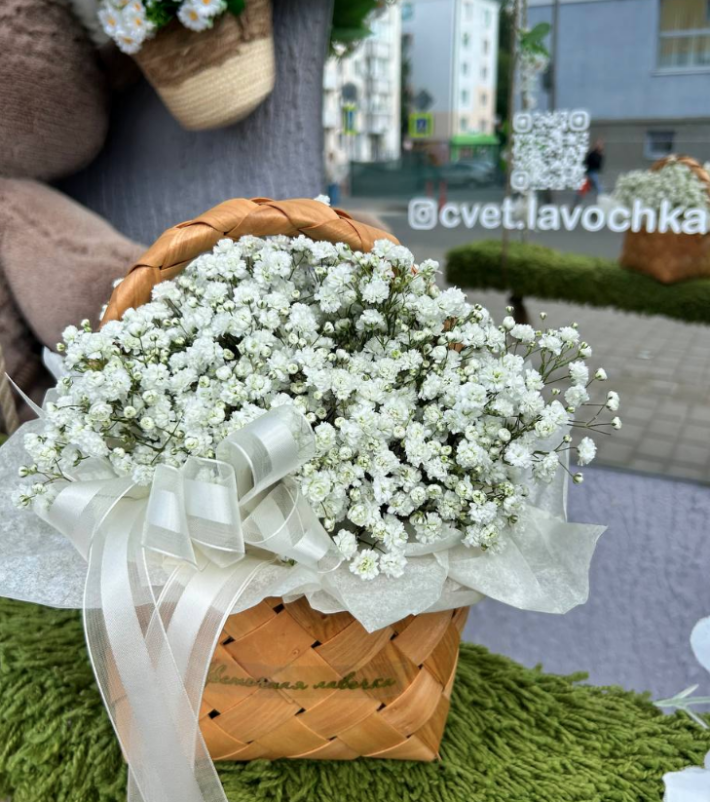 Композиция из гипсофил #11