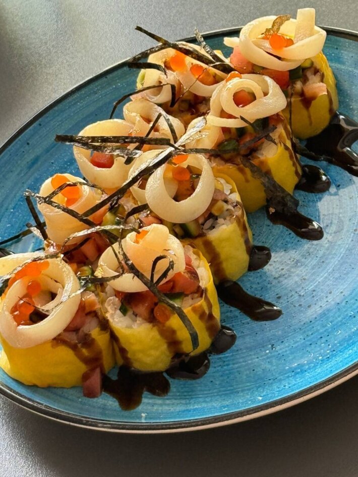 Ролл кальмар