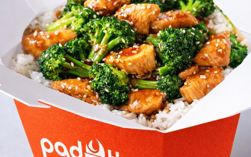 Чикен терияки на рисе