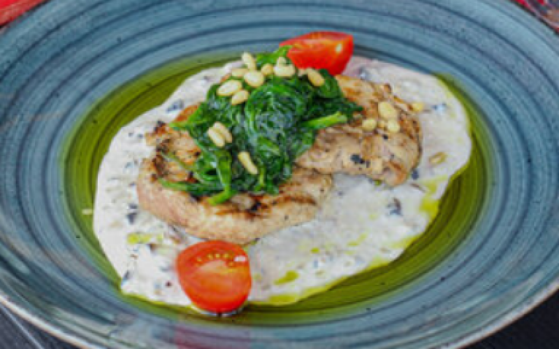 Медальоны из свинины гриль