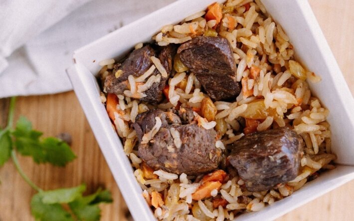 Плов с говядиной