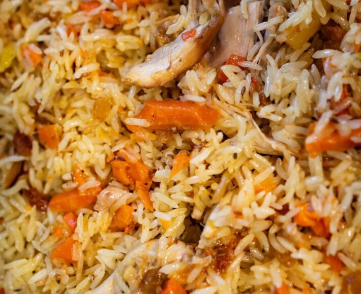 Плов с курицей